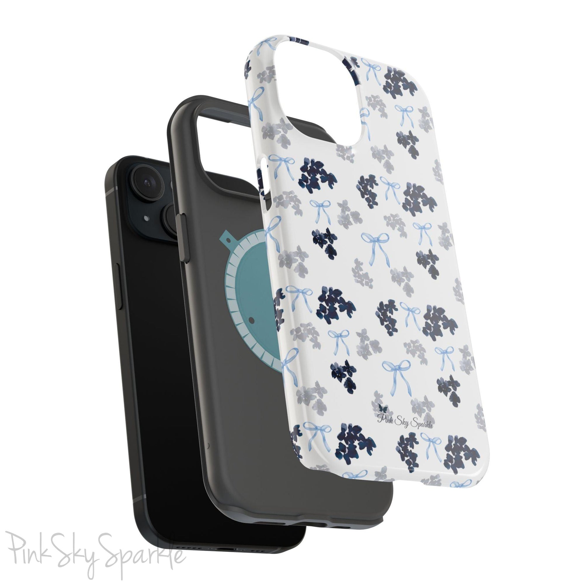 Blue Belle Coquette Magnetic iPhone Case