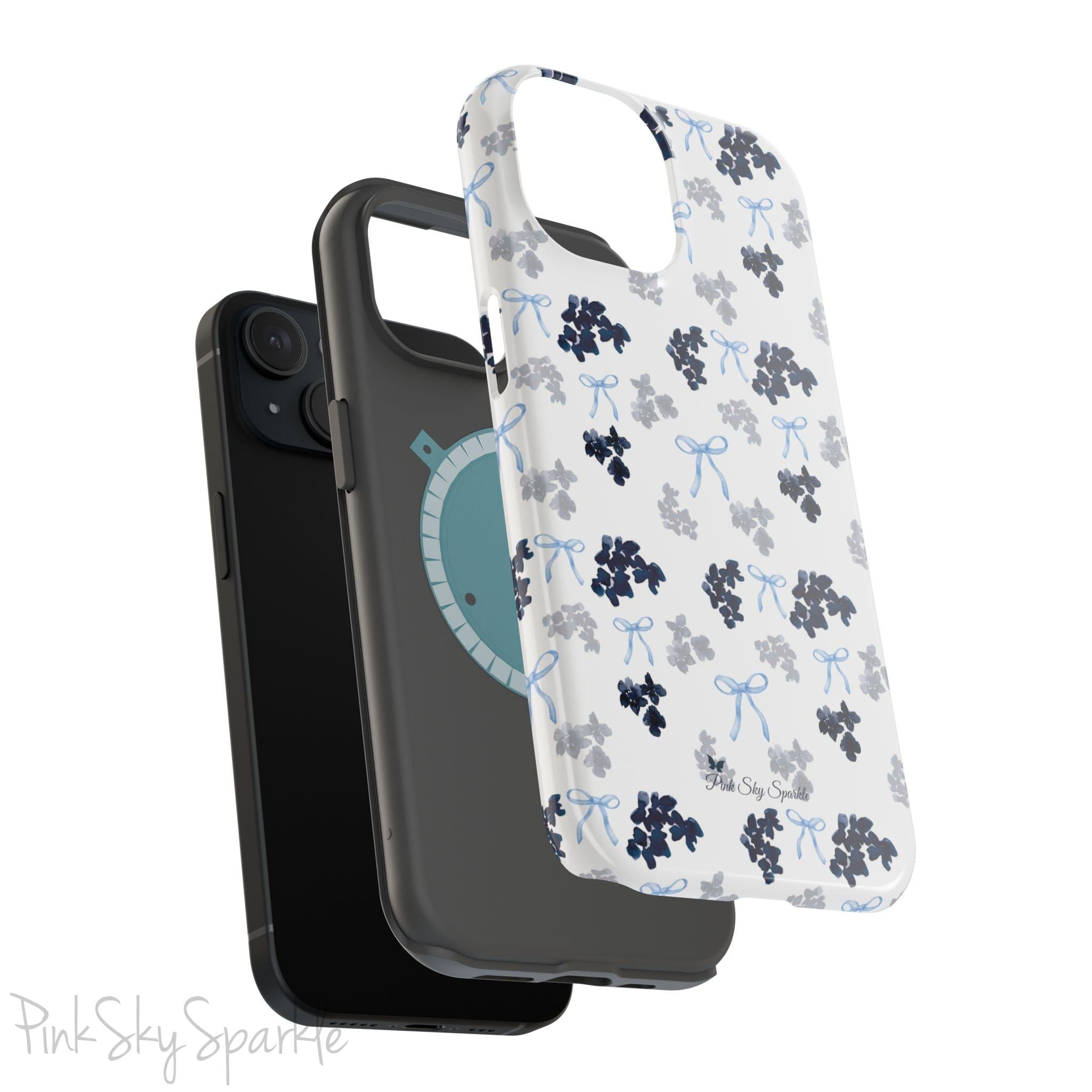 Blue Belle Coquette Magnetic iPhone Case