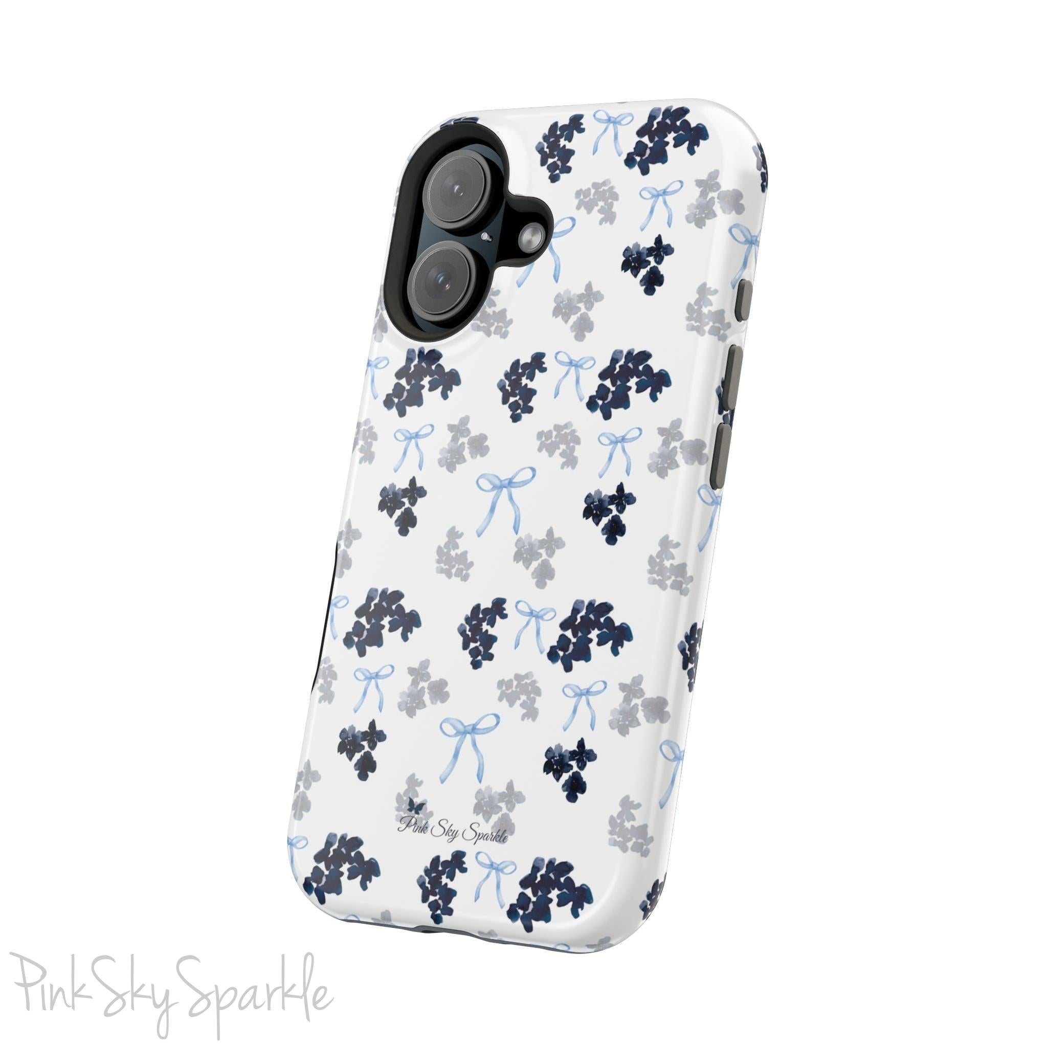Blue Belle Coquette Magnetic iPhone Case
