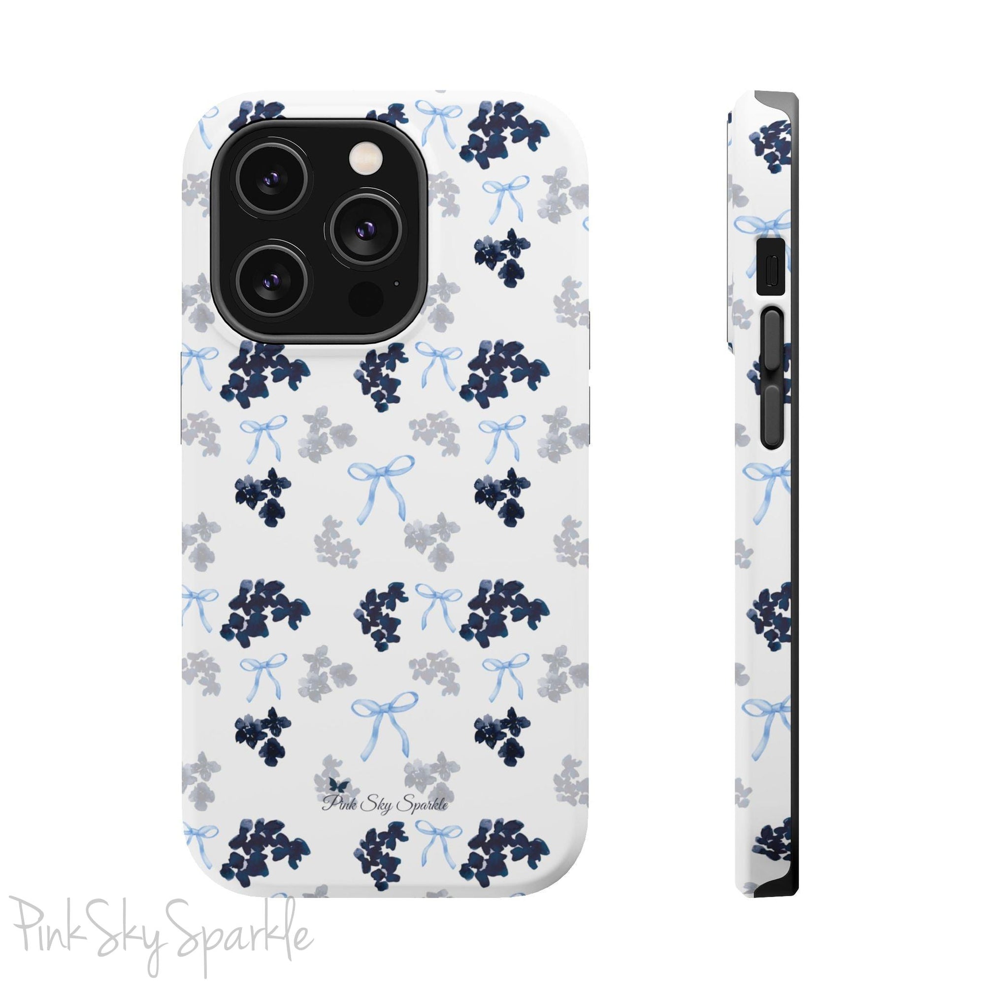 Blue Belle Coquette Magnetic iPhone Case