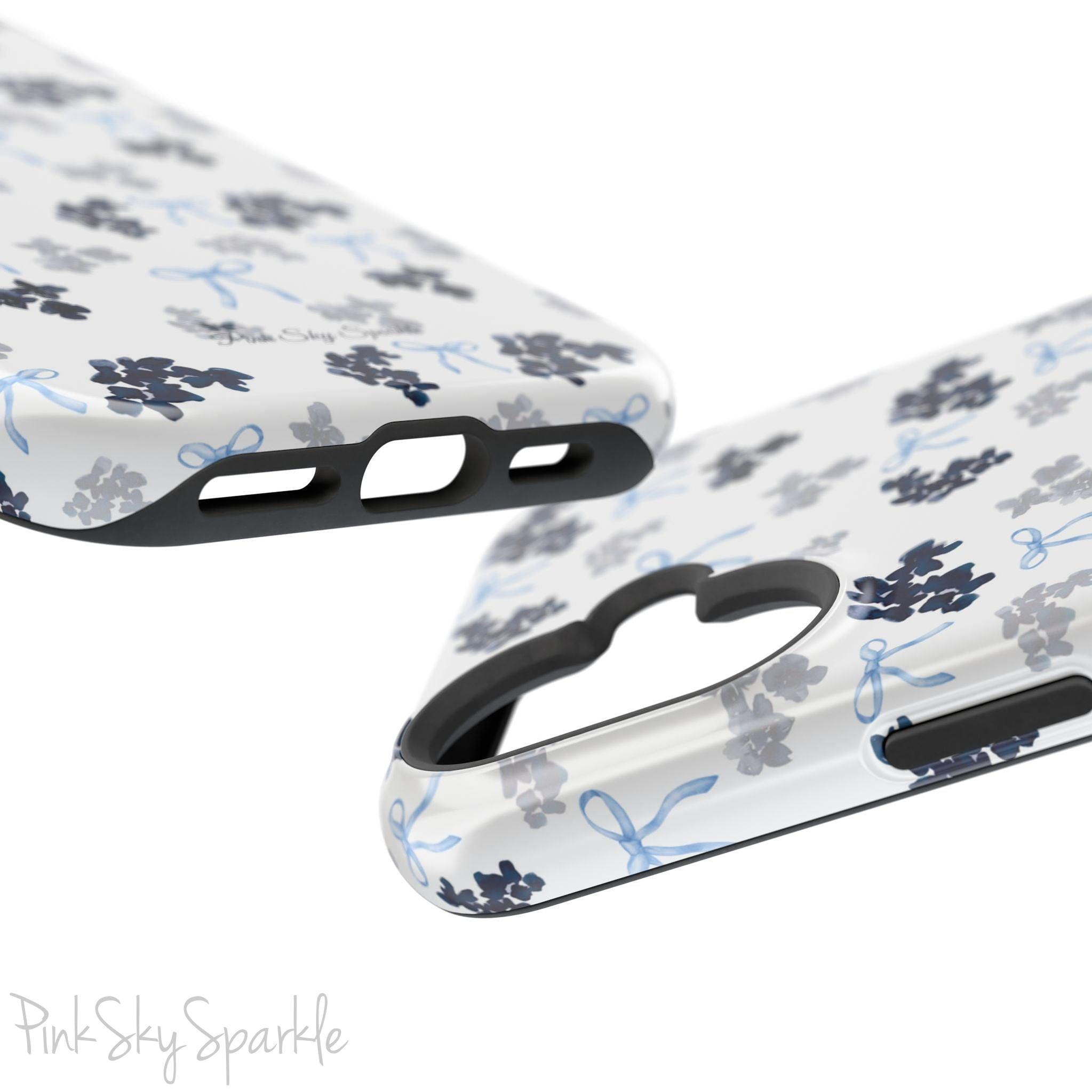 Blue Belle Coquette Magnetic iPhone Case