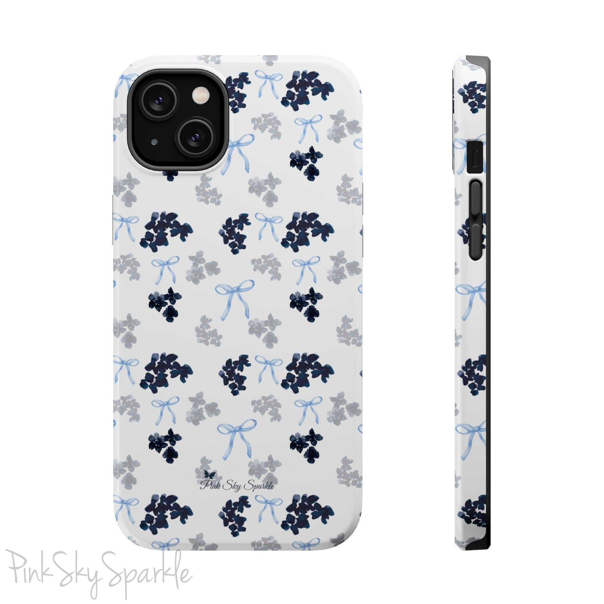 Blue Belle Coquette Magnetic iPhone Case