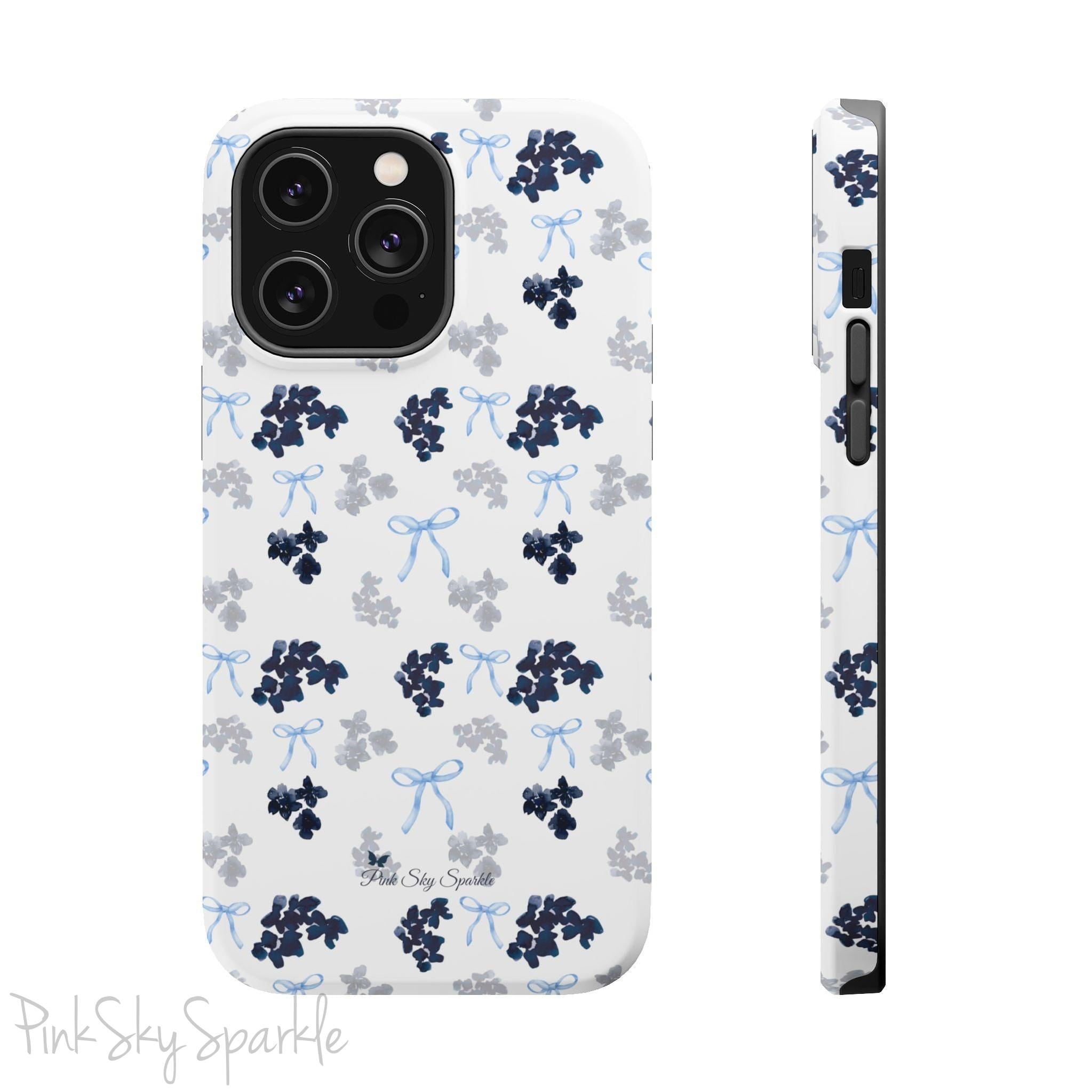 Blue Belle Coquette Magnetic iPhone Case