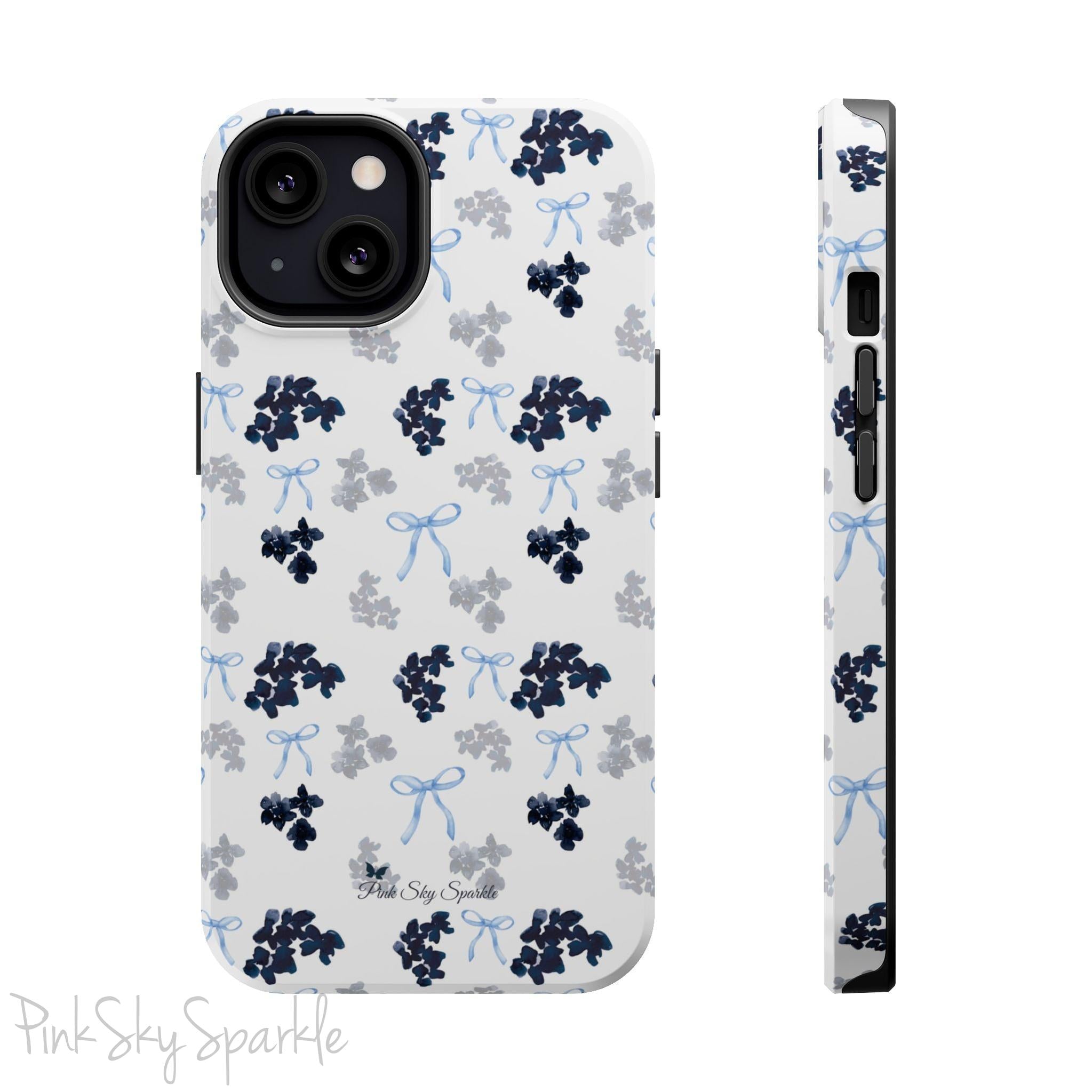 Blue Belle Coquette Magnetic iPhone Case