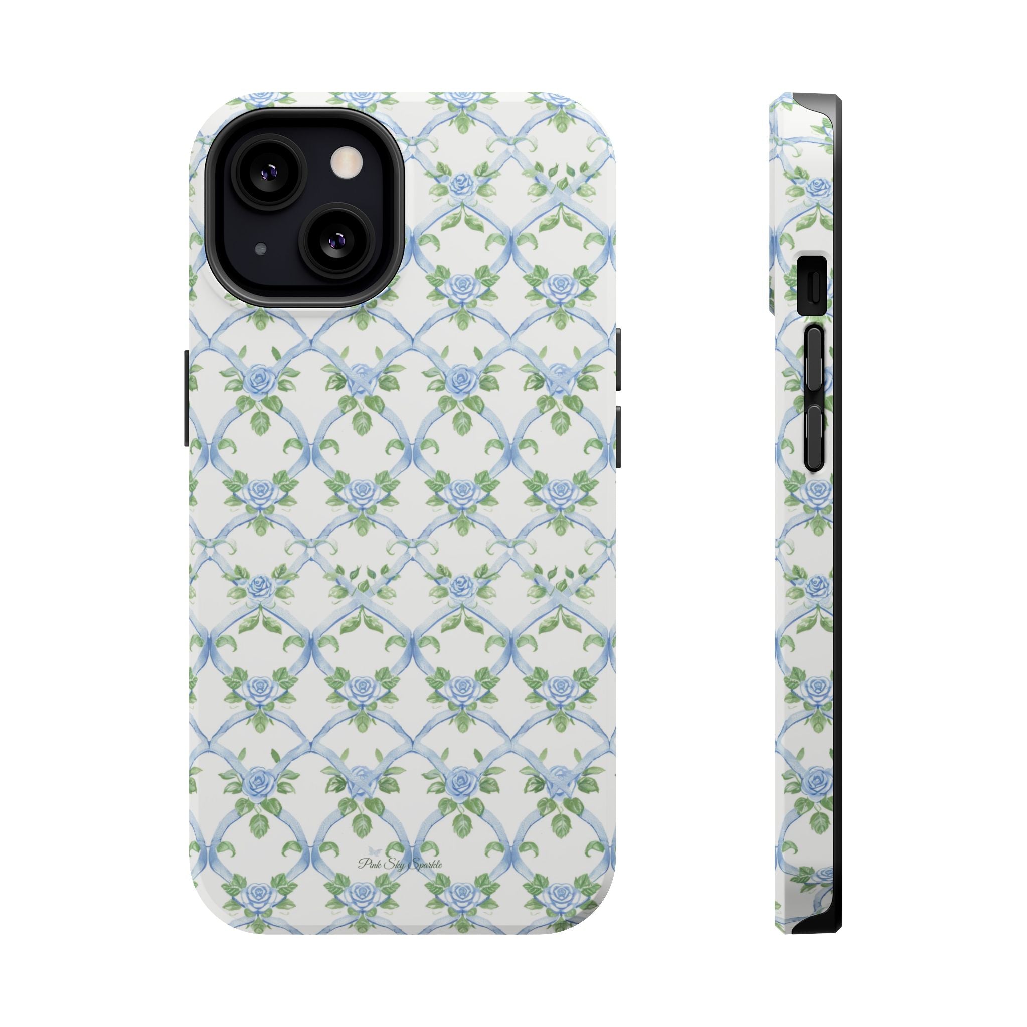 Bluebell Trellis Magnetic iPhone Case