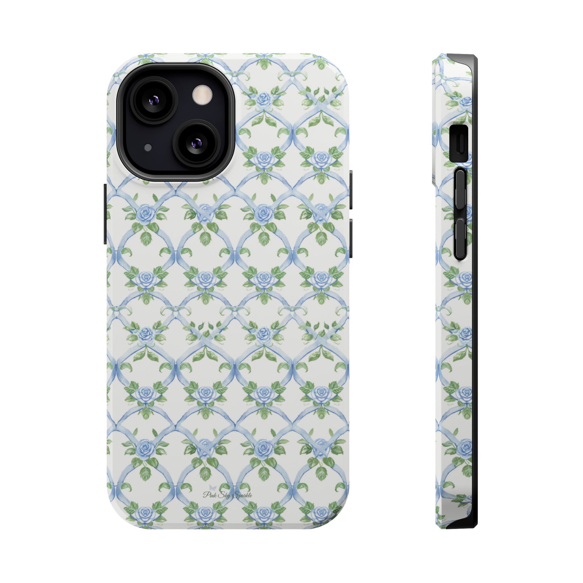 Bluebell Trellis Magnetic iPhone Case