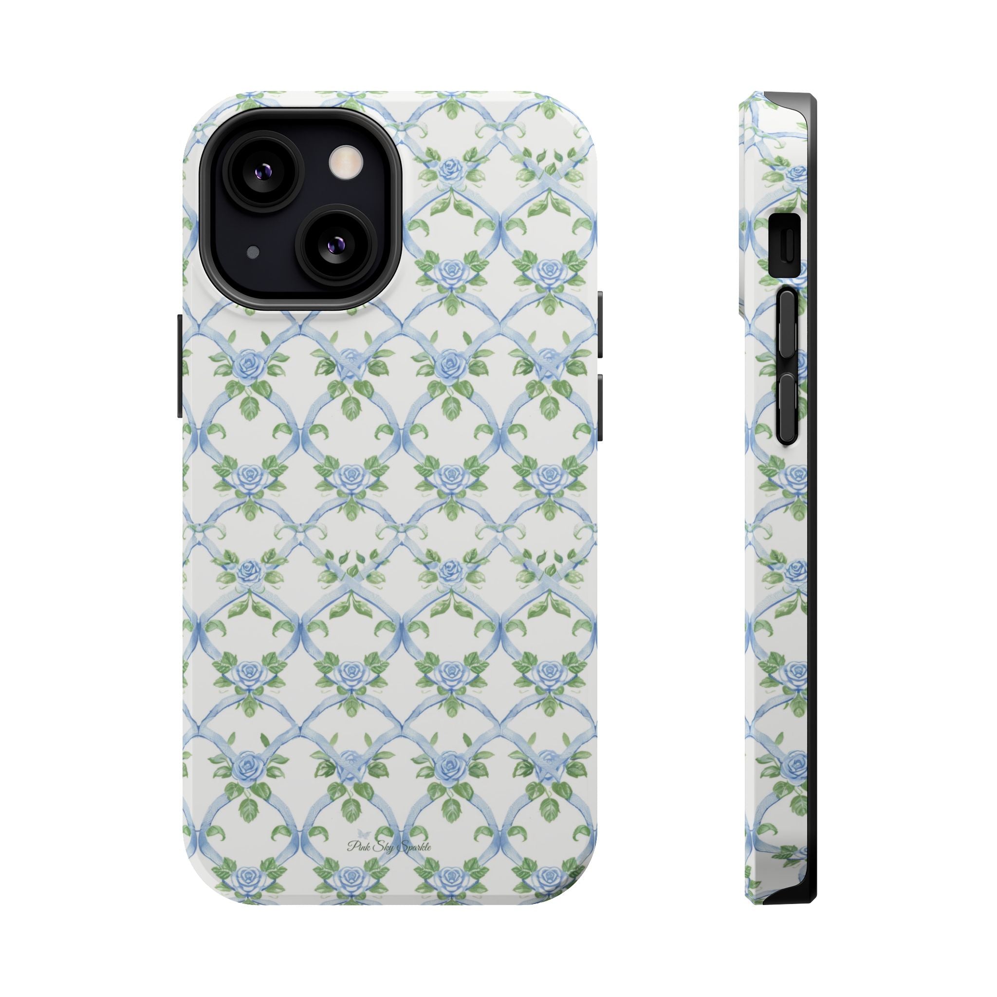 Bluebell Trellis Magnetic iPhone Case