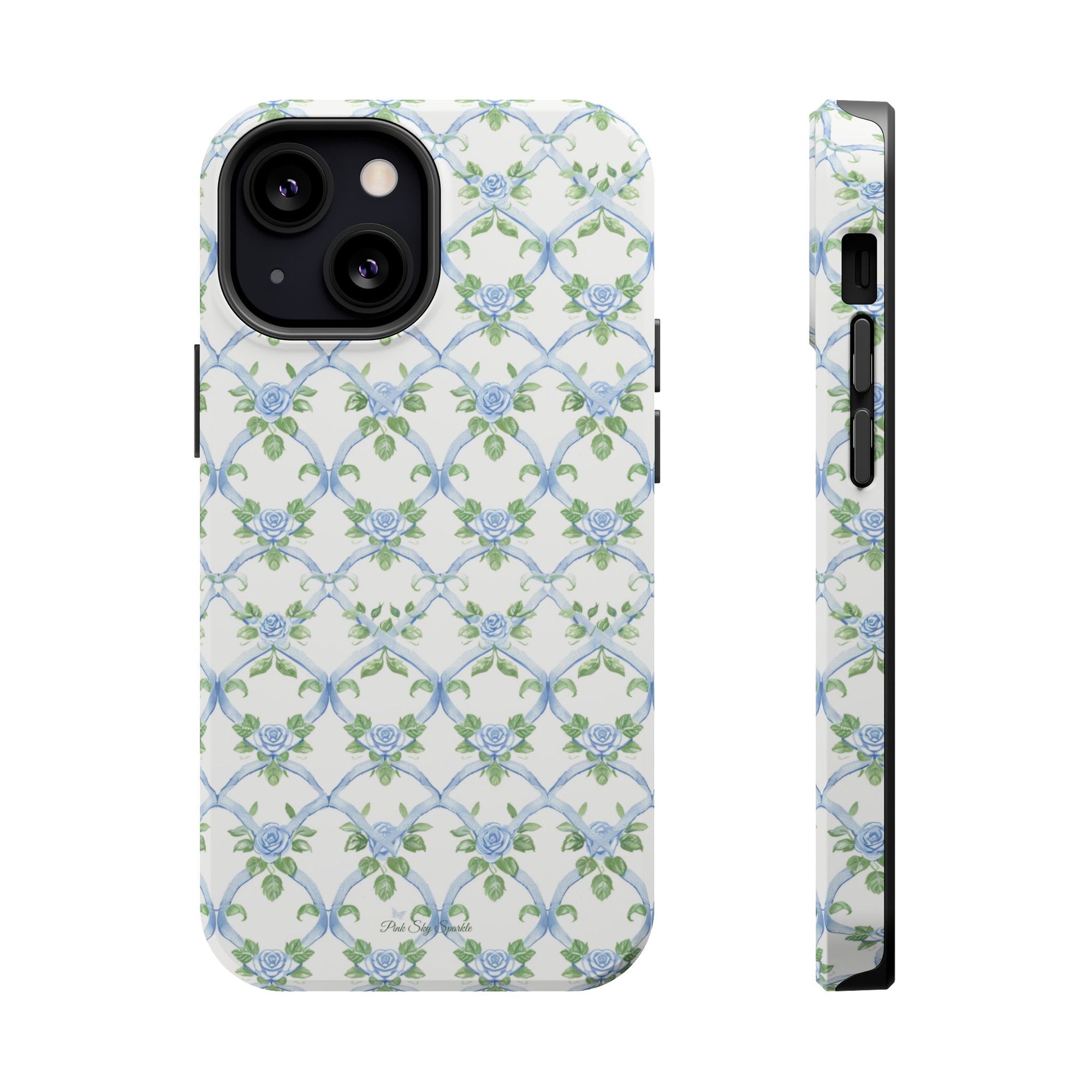 Bluebell Trellis Magnetic iPhone Case