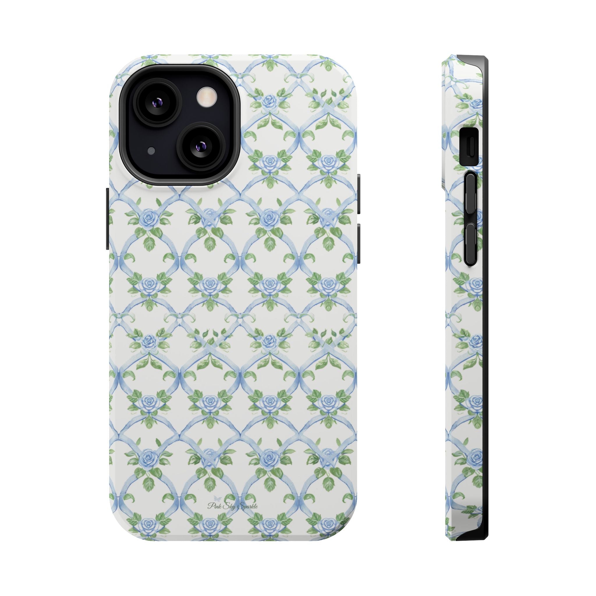 Bluebell Trellis Magnetic iPhone Case