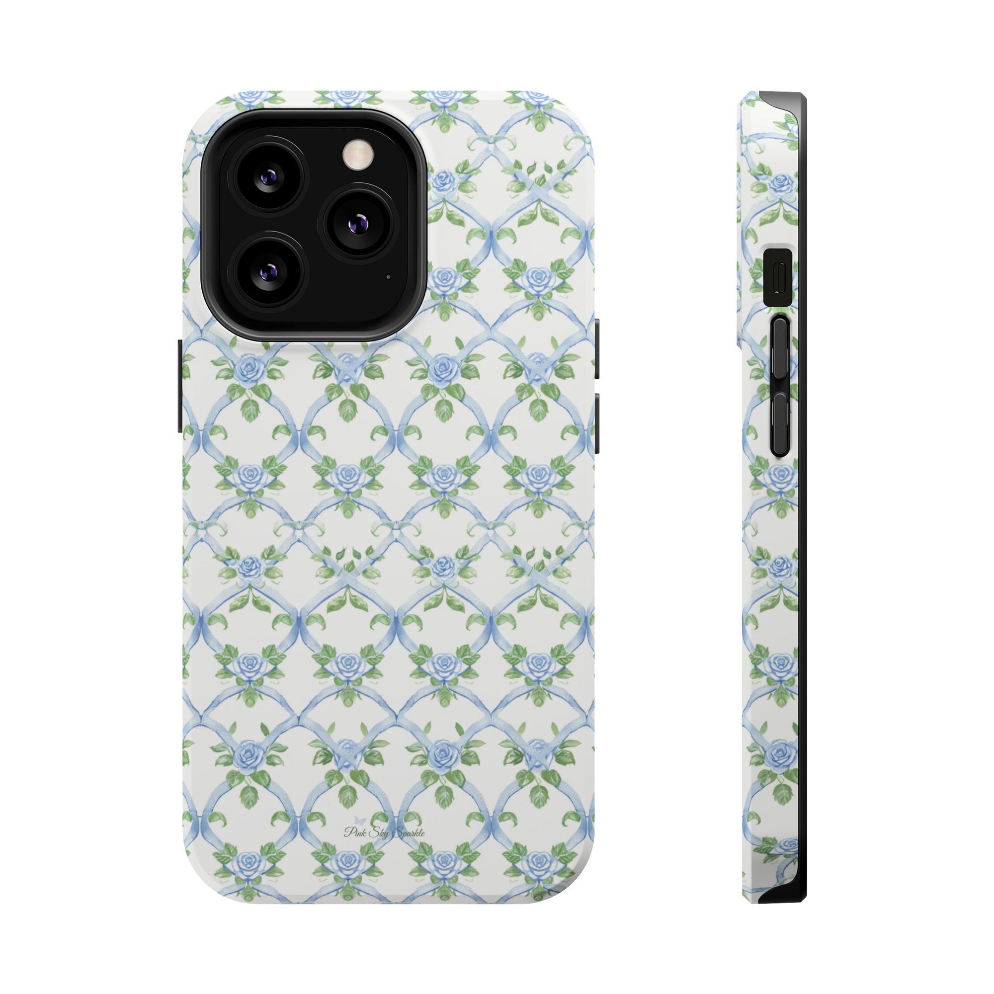 Bluebell Trellis Magnetic iPhone Case