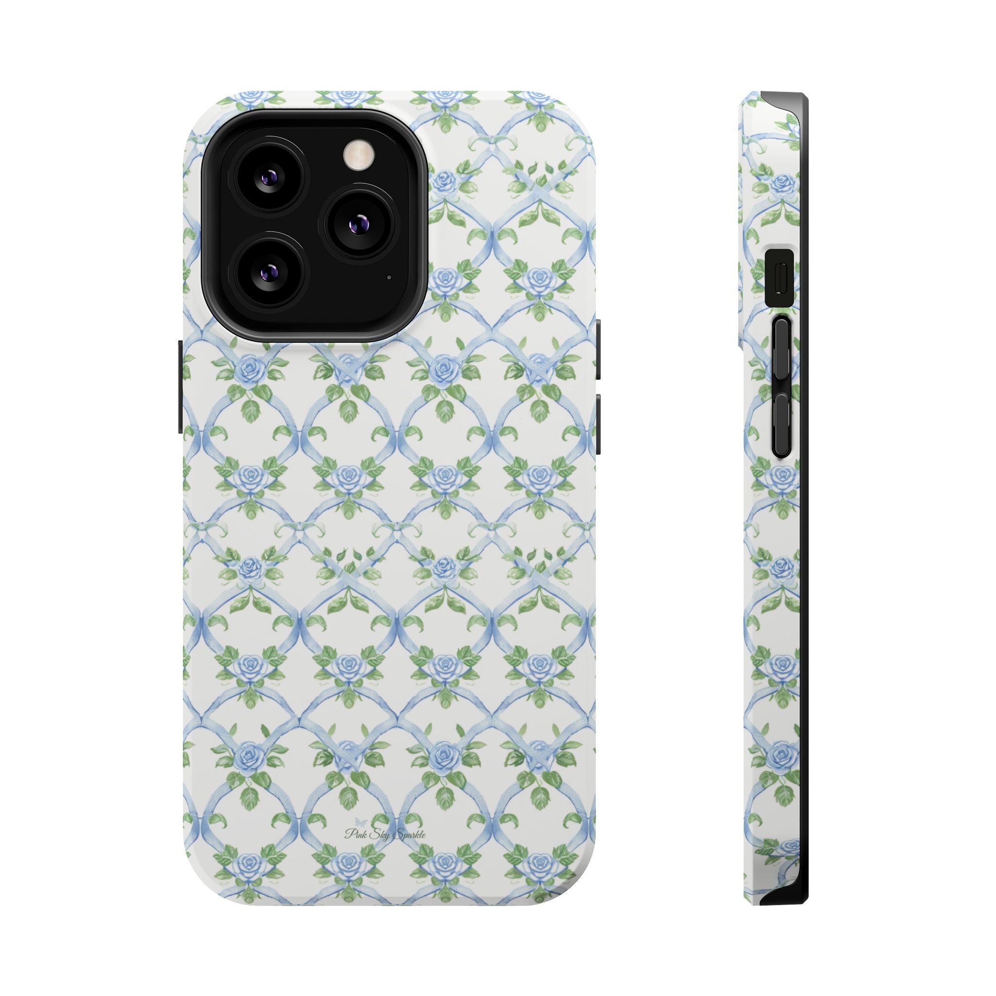 Bluebell Trellis Magnetic iPhone Case