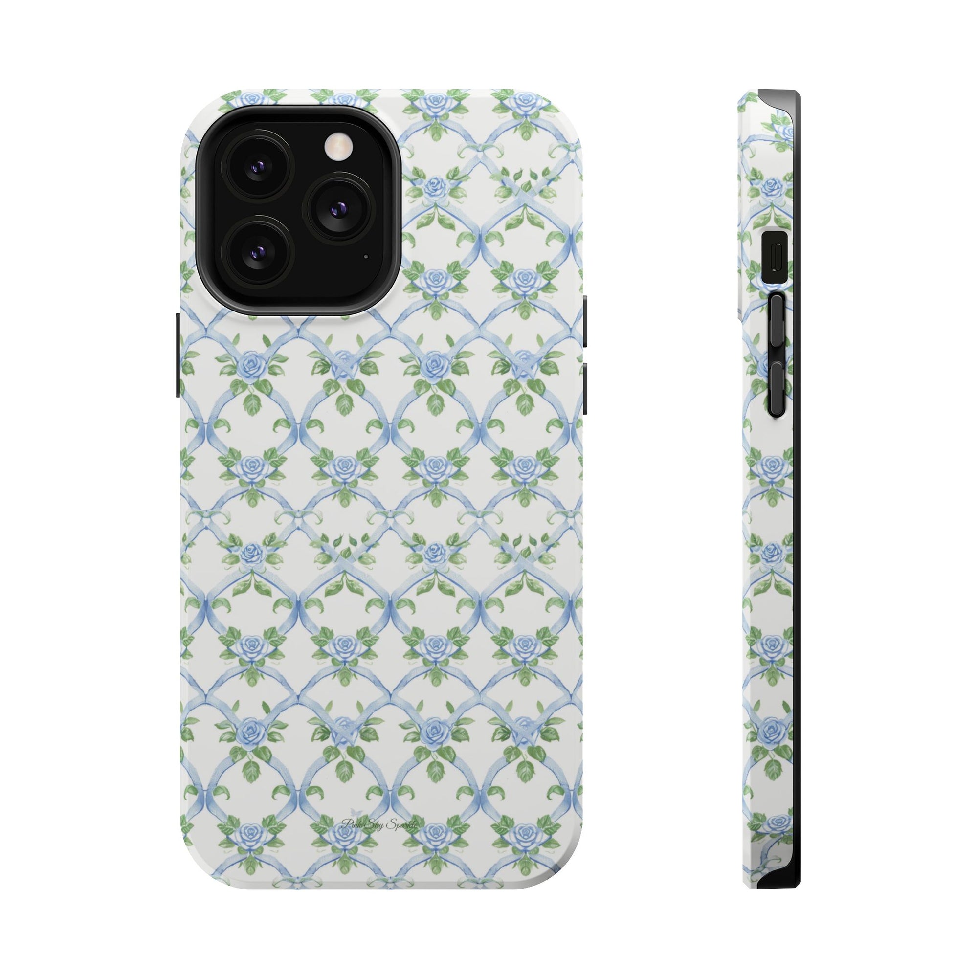 Bluebell Trellis Magnetic iPhone Case