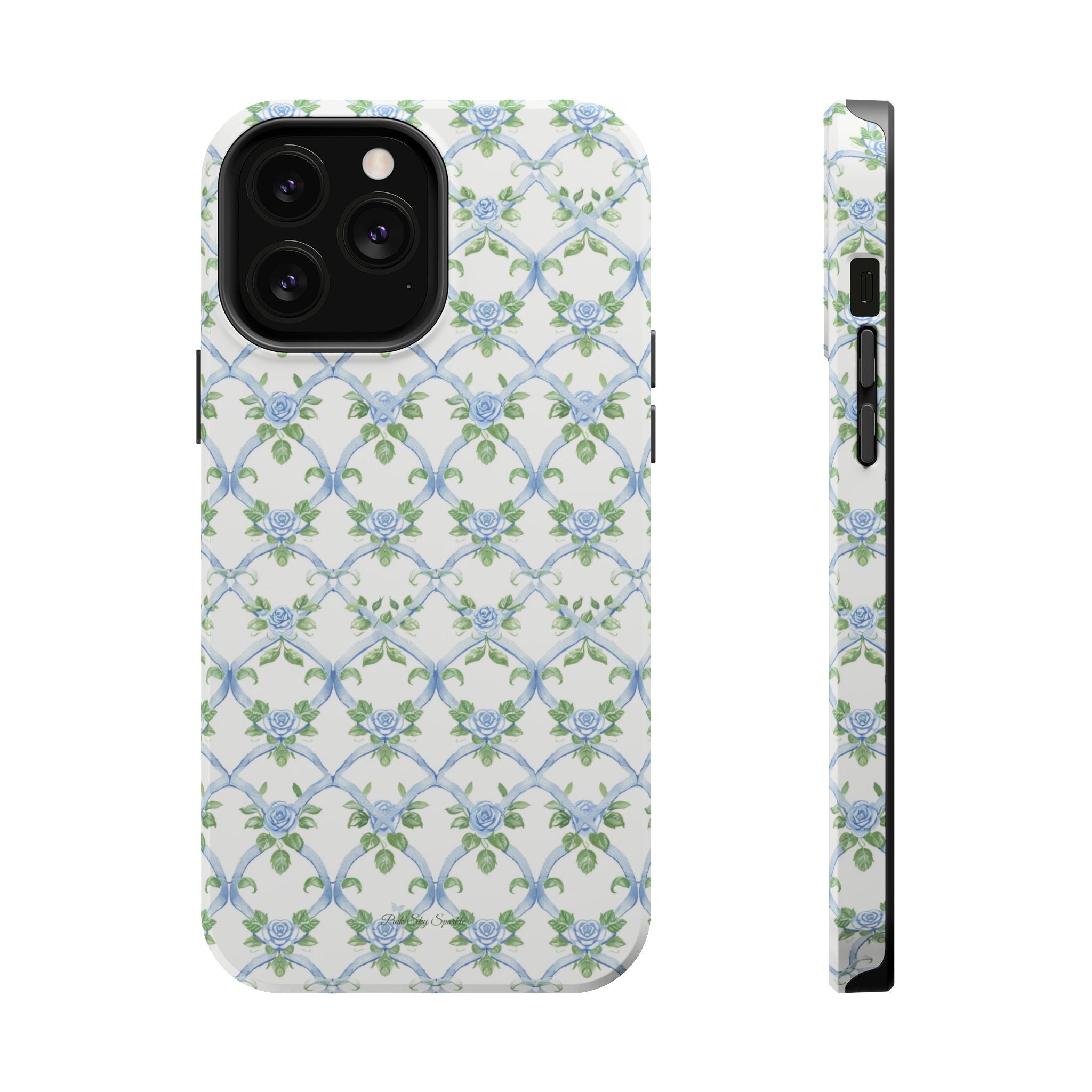Bluebell Trellis Magnetic iPhone Case
