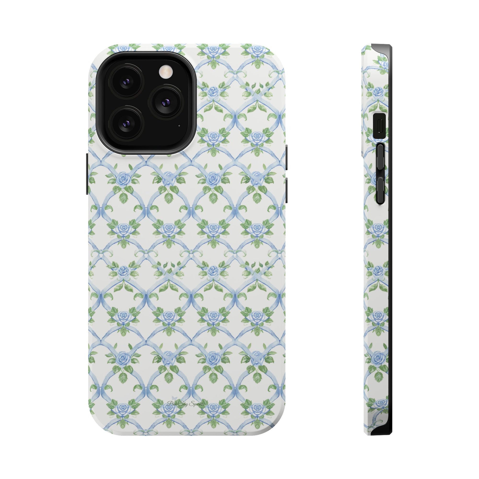 Bluebell Trellis Magnetic iPhone Case