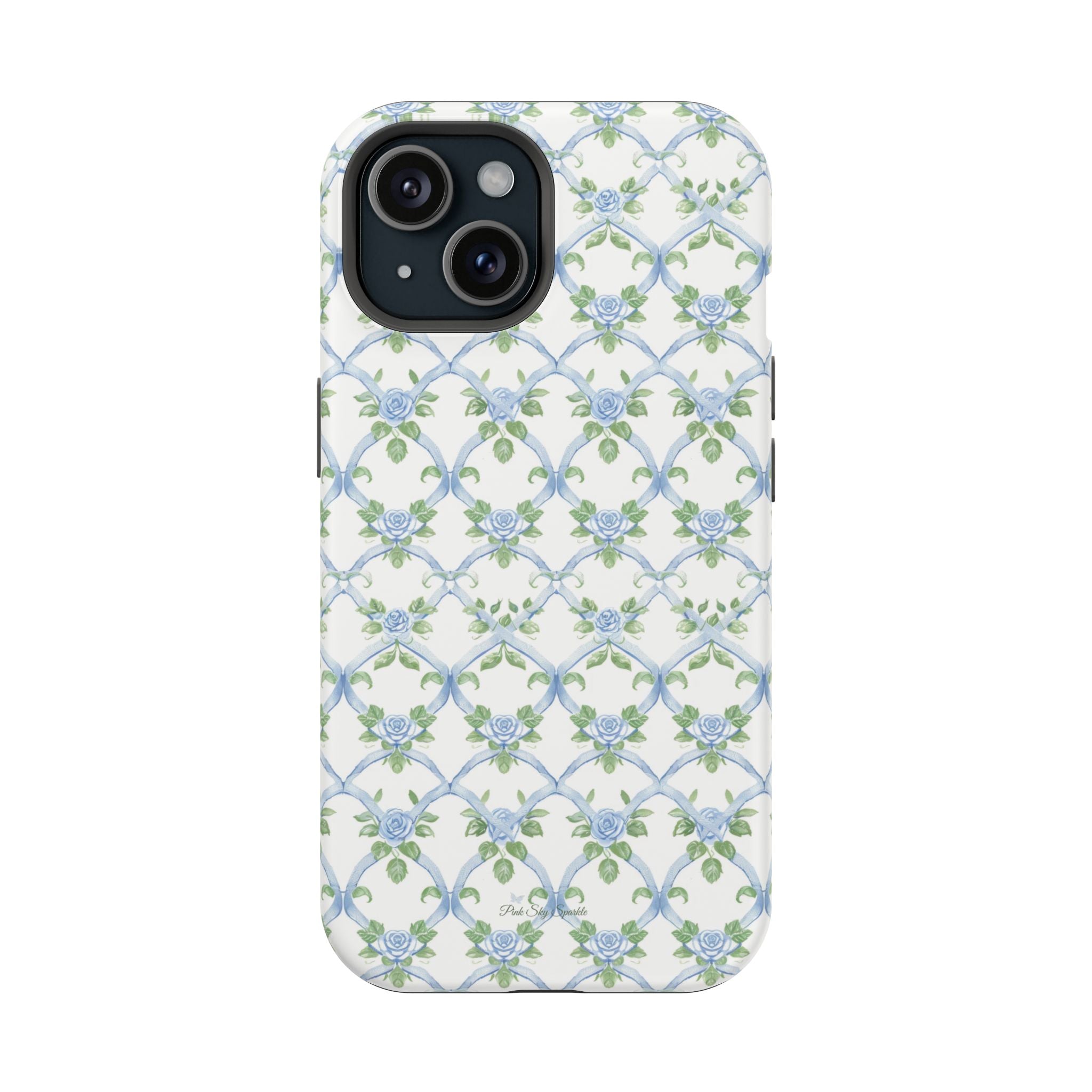 Bluebell Trellis Magnetic iPhone Case