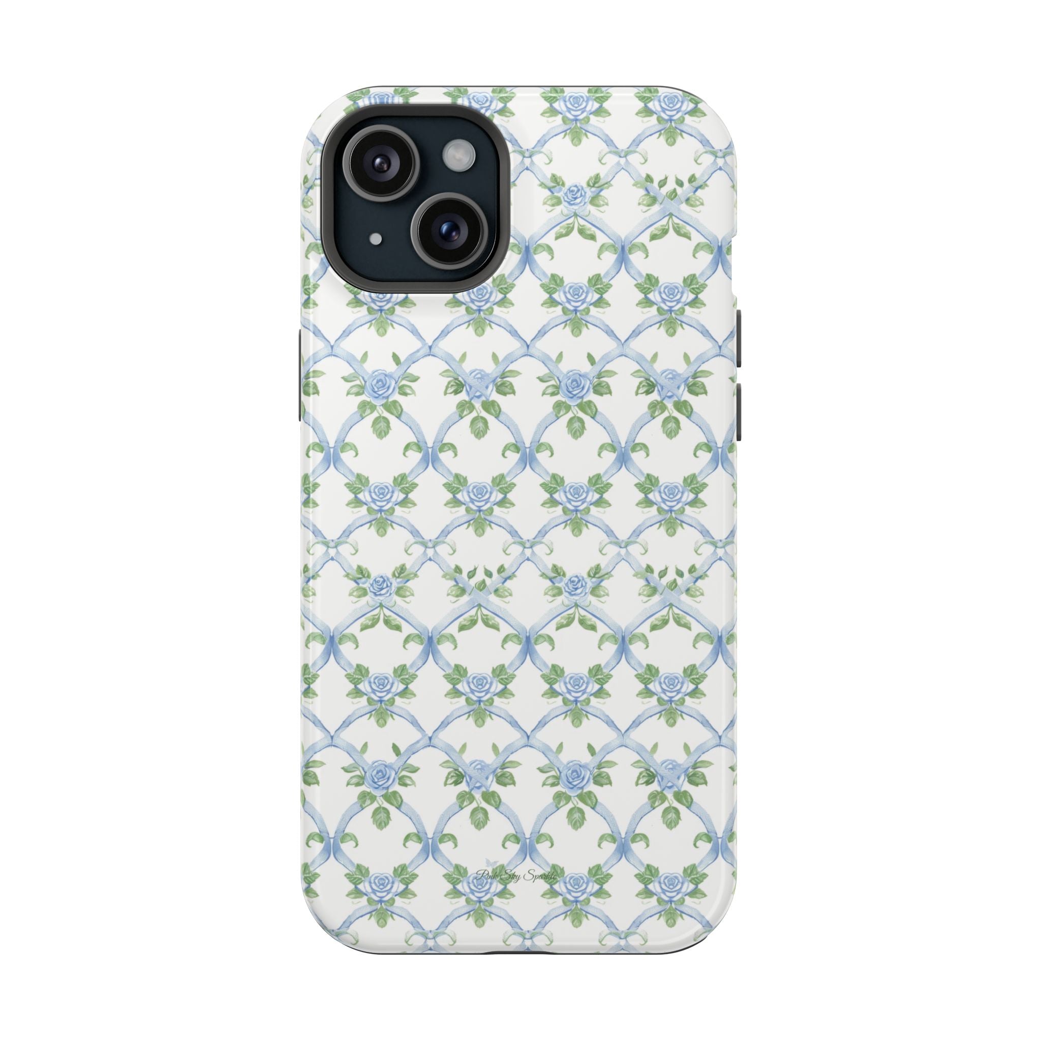 Bluebell Trellis Magnetic iPhone Case