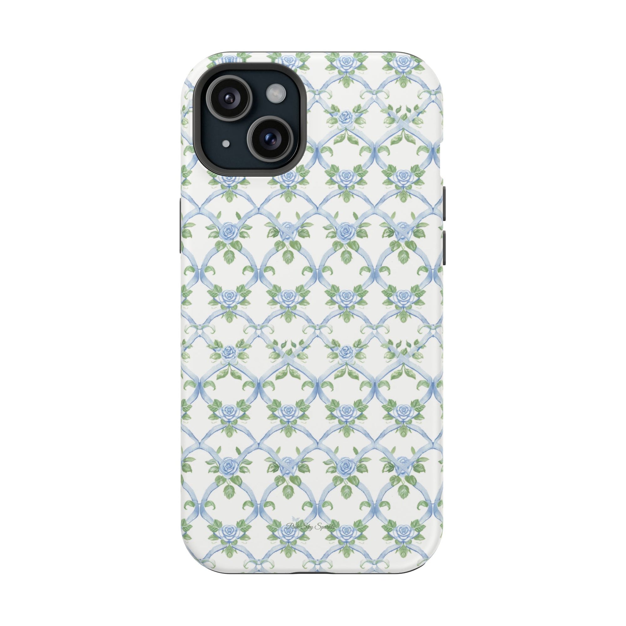 Bluebell Trellis Magnetic iPhone Case
