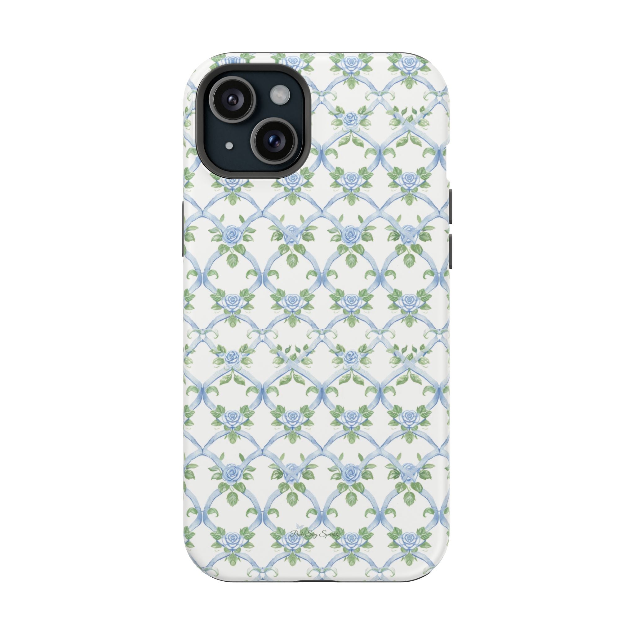 Bluebell Trellis Magnetic iPhone Case
