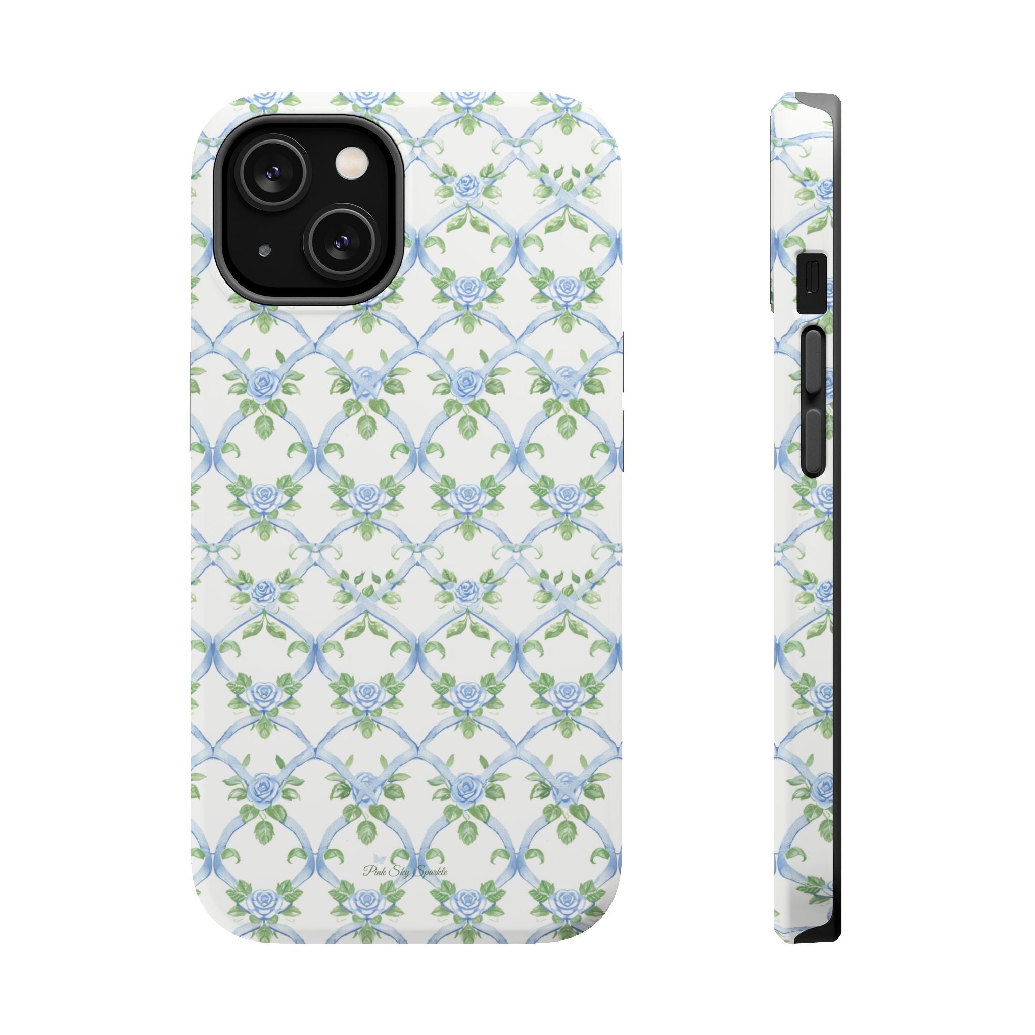 Bluebell Trellis Magnetic iPhone Case