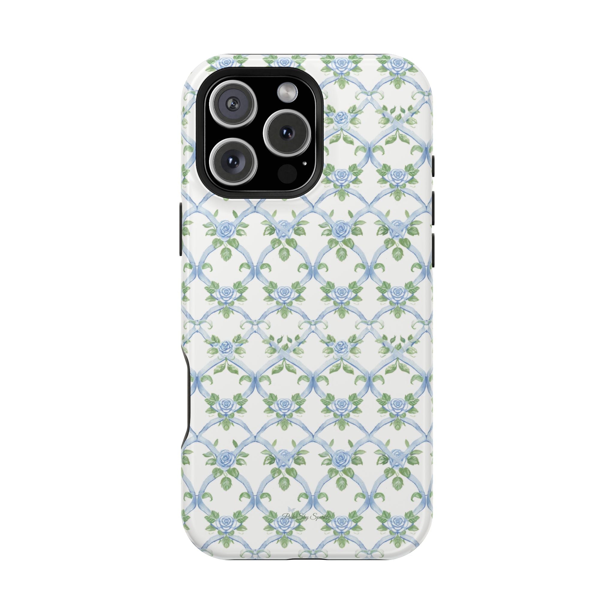 Bluebell Trellis Magnetic iPhone Case