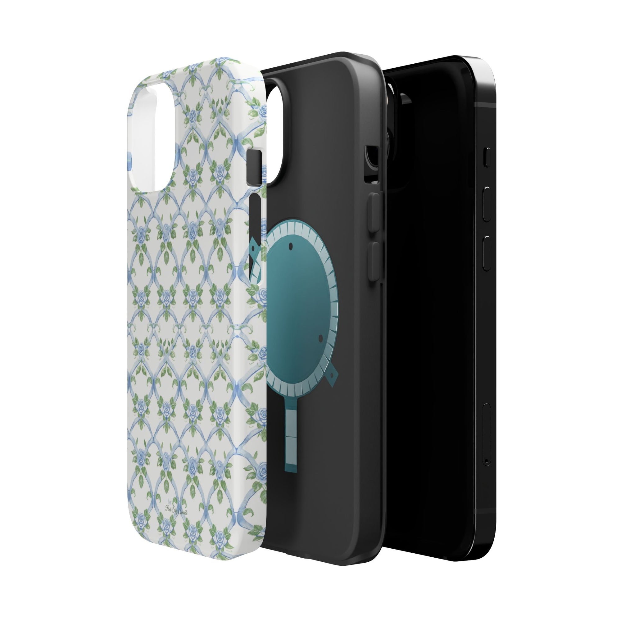 Bluebell Trellis Magnetic iPhone Case