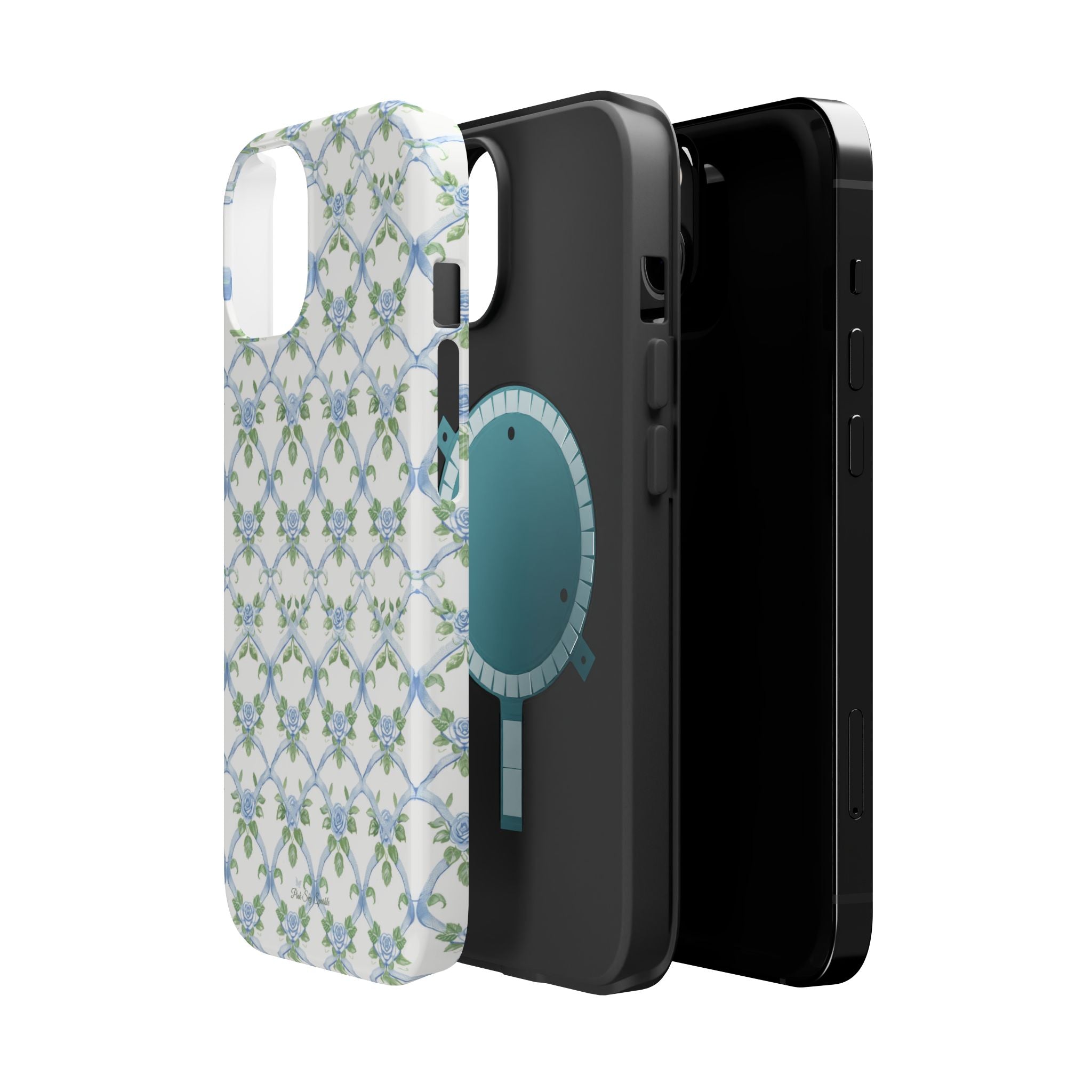 Bluebell Trellis Magnetic iPhone Case