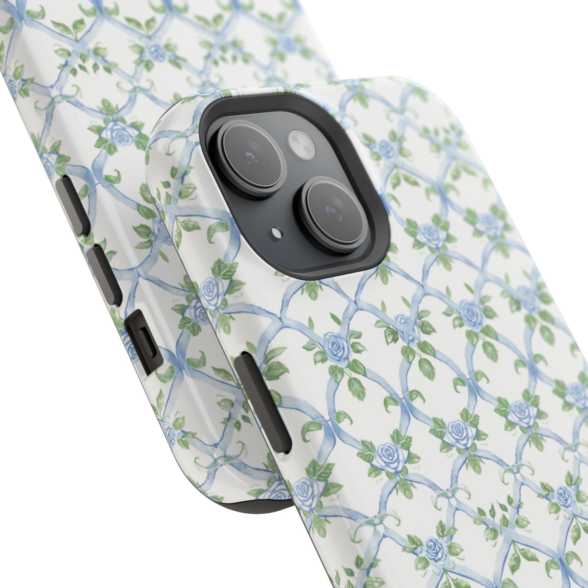 Bluebell Trellis Magnetic iPhone Case