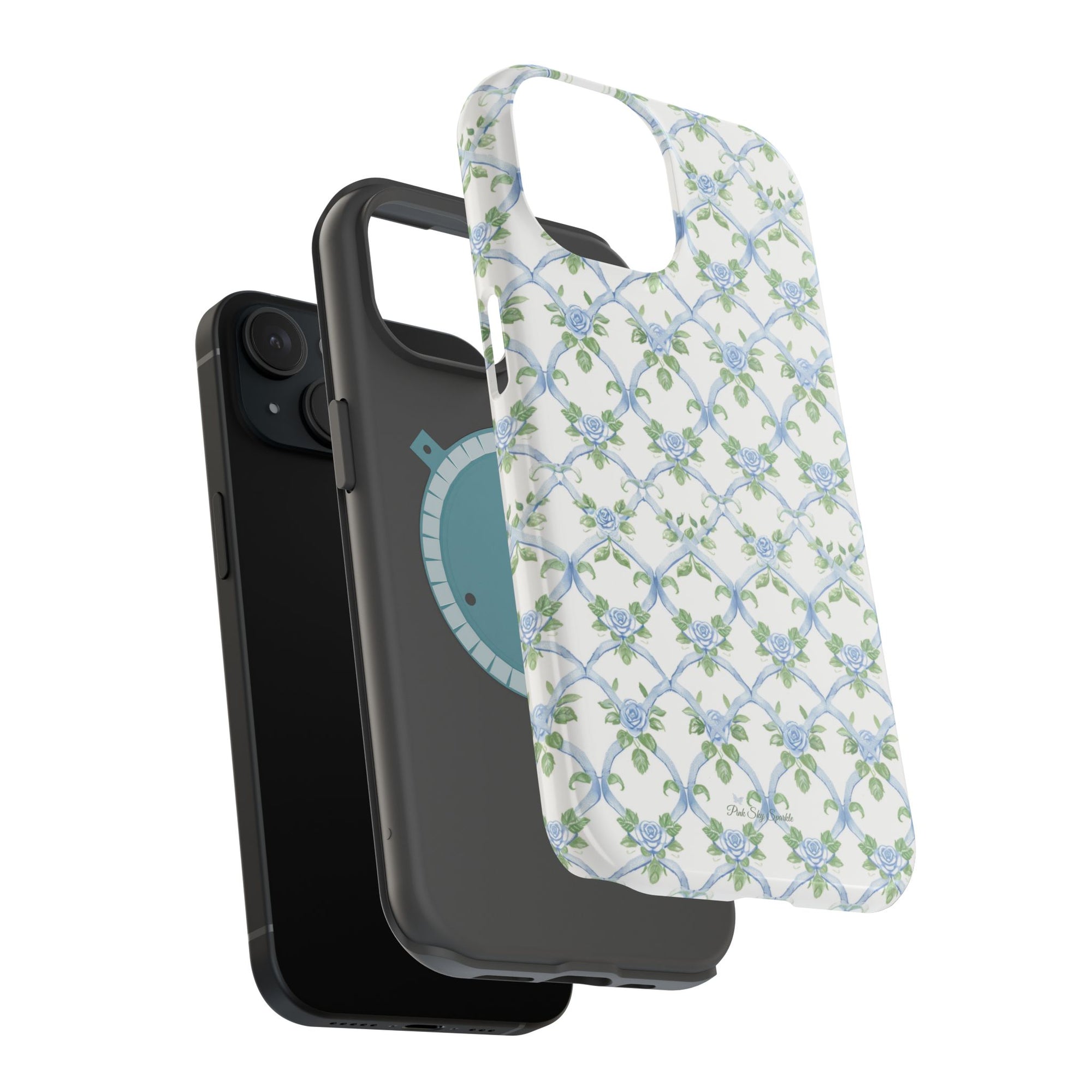 Bluebell Trellis Magnetic iPhone Case