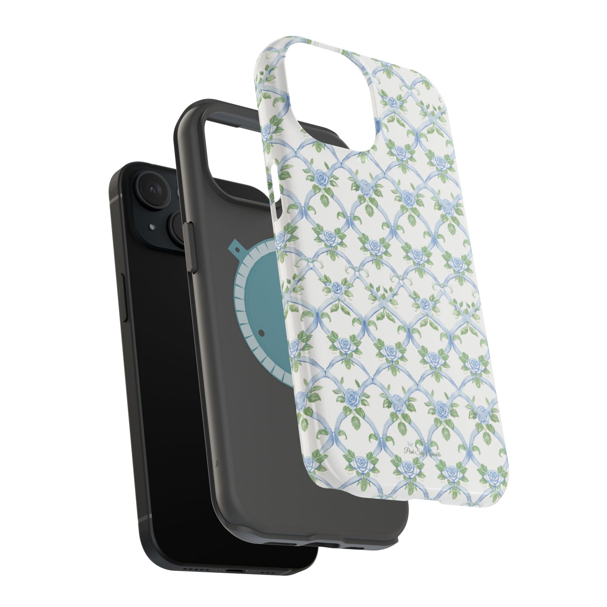Bluebell Trellis Magnetic iPhone Case