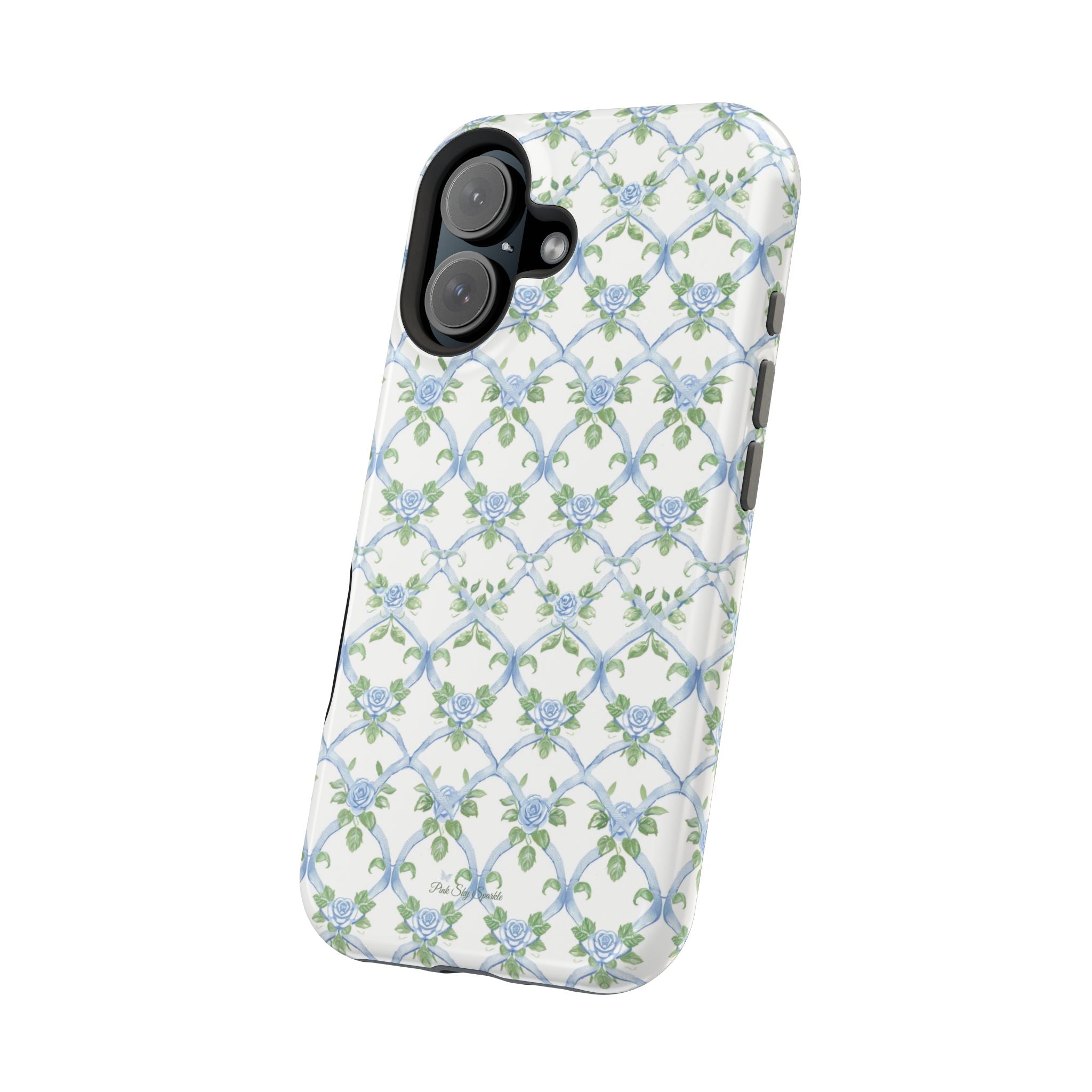 Bluebell Trellis Magnetic iPhone Case