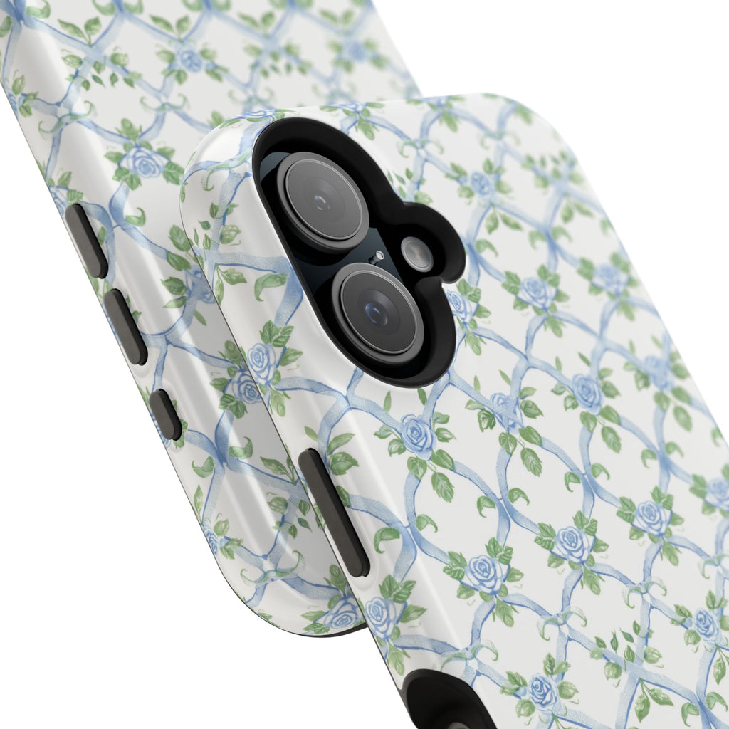 Bluebell Trellis Magnetic iPhone Case
