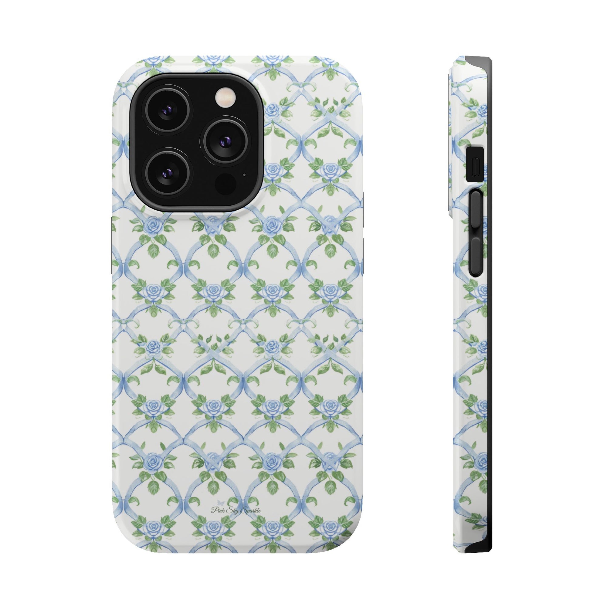 Bluebell Trellis Magnetic iPhone Case