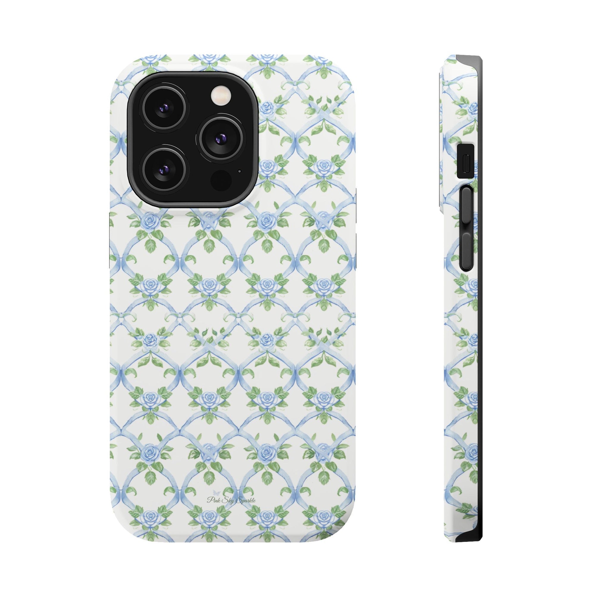 Bluebell Trellis Magnetic iPhone Case