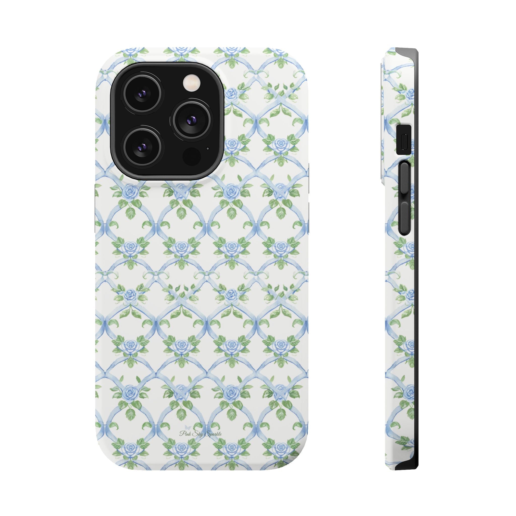 Bluebell Trellis Magnetic iPhone Case