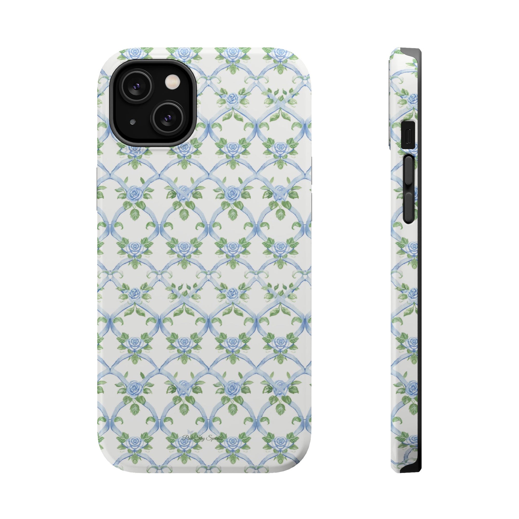 Bluebell Trellis Magnetic iPhone Case