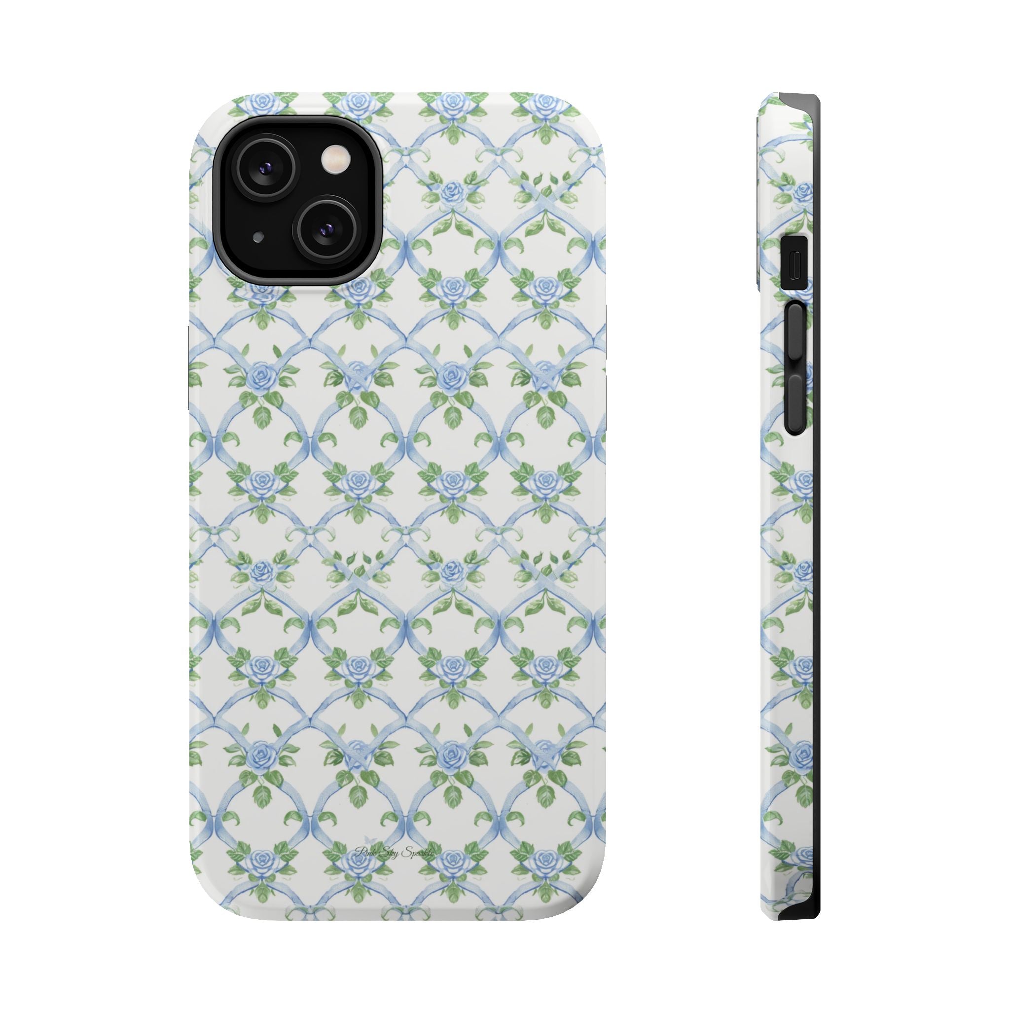 Bluebell Trellis Magnetic iPhone Case