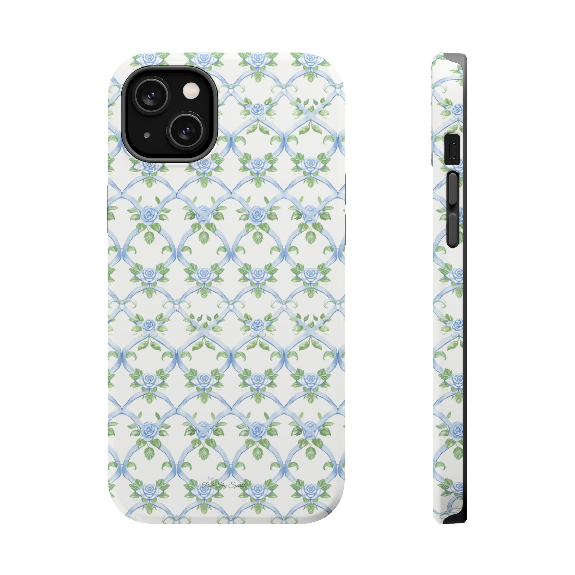 Bluebell Trellis Magnetic iPhone Case