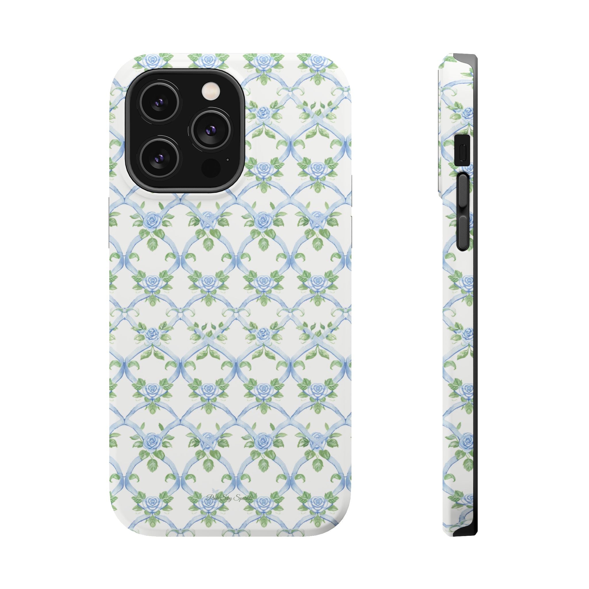Bluebell Trellis Magnetic iPhone Case