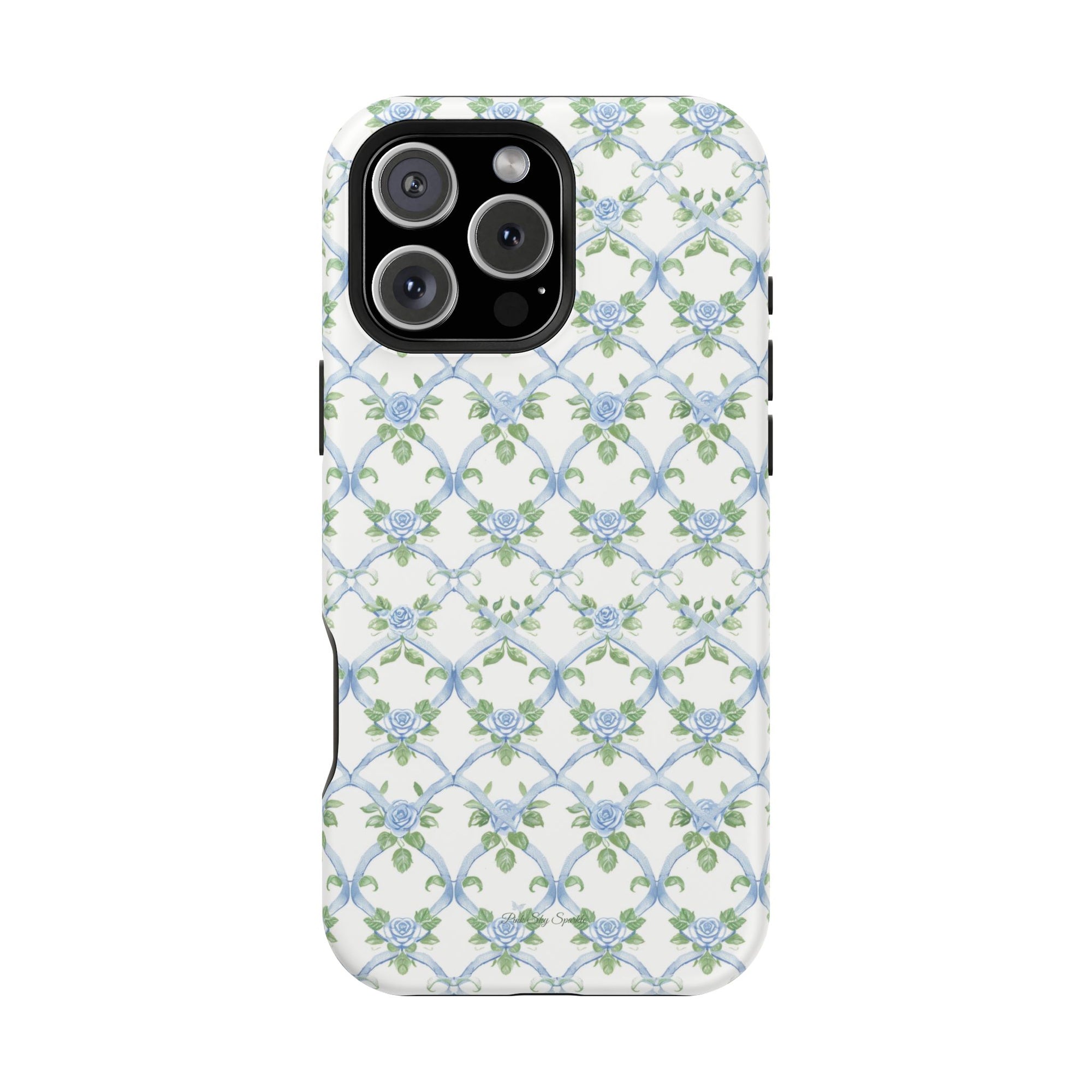 Bluebell Trellis Magnetic iPhone Case