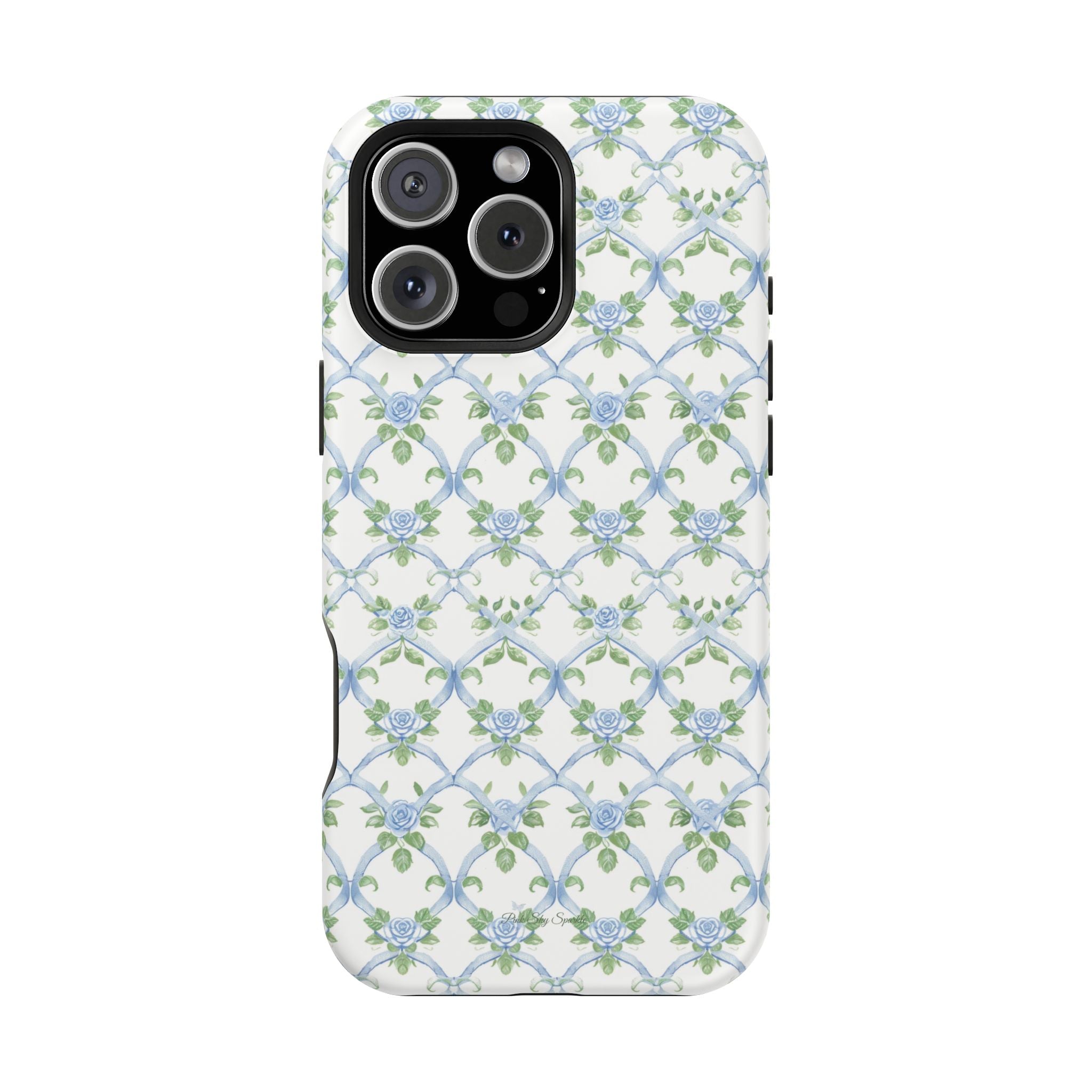 Bluebell Trellis Magnetic iPhone Case