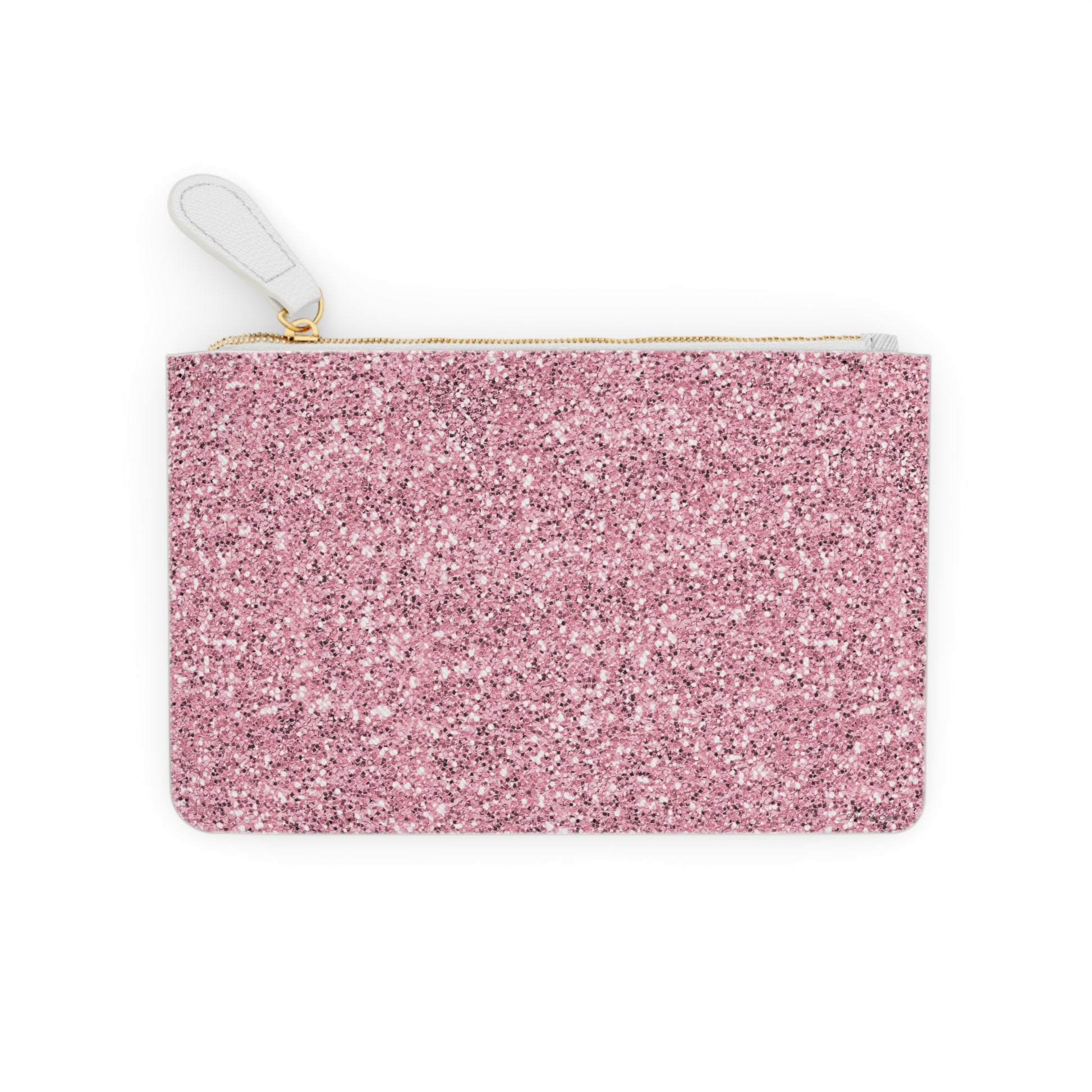 Blush Glitter Bomb Mini Clutch Bag