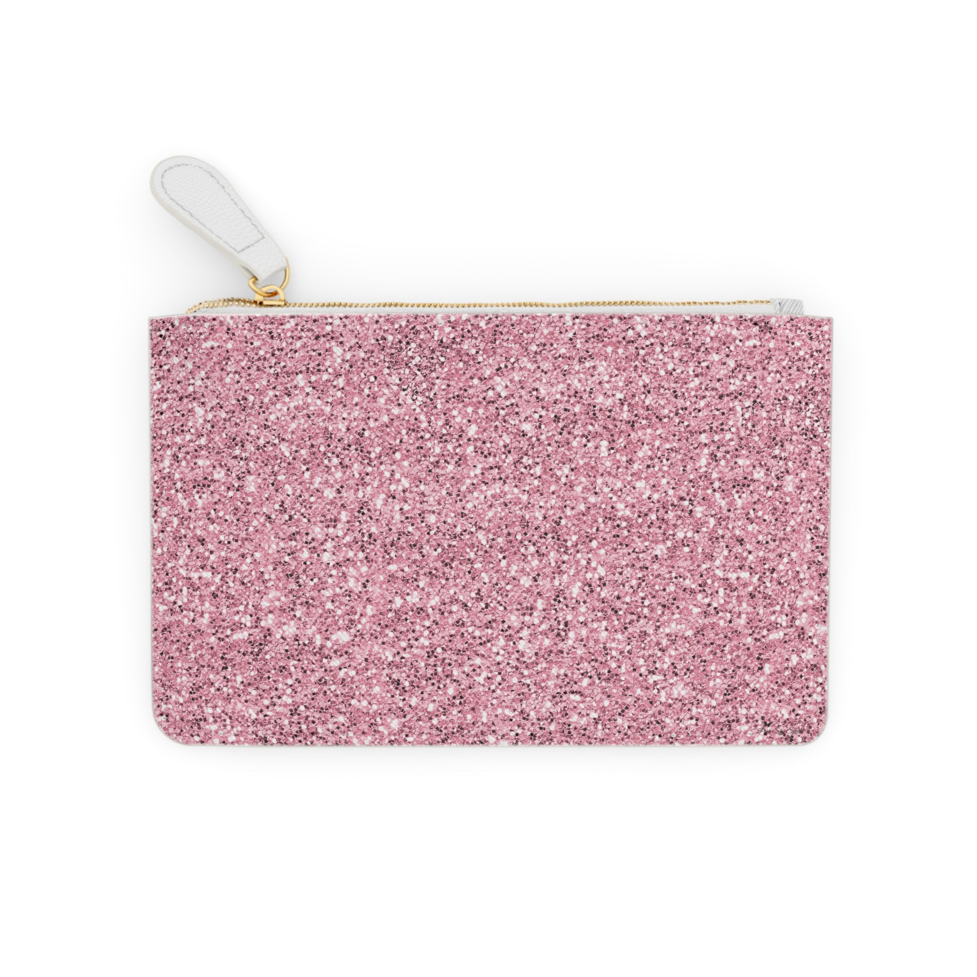 Blush Glitter Bomb Mini Clutch Bag