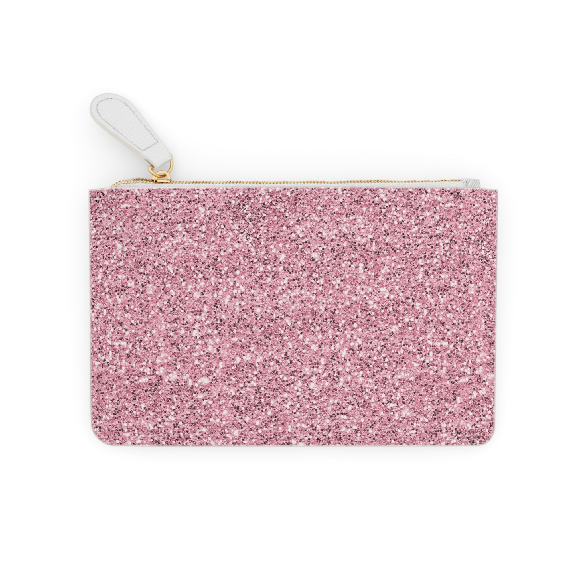 Blush Glitter Bomb Mini Clutch Bag