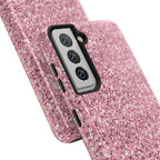 Blush Glitter Bomb Tough Samsung Galaxy Phone Case