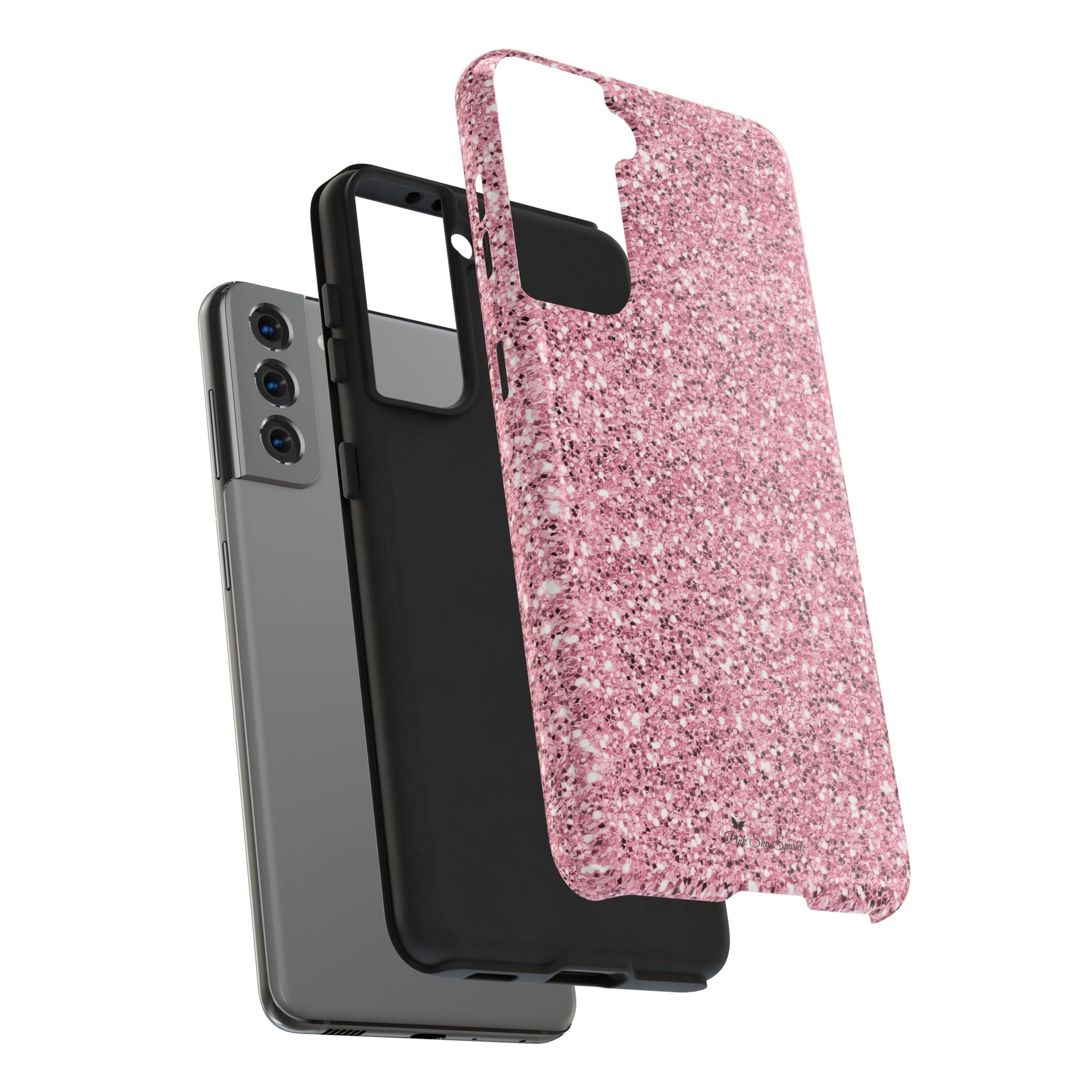 Blush Glitter Bomb Tough Samsung Galaxy Phone Case