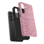 Blush Glitter Bomb Tough Samsung Galaxy Phone Case