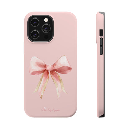 Blush & Gold Coquette Magnetic iPhone Case