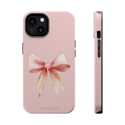 Blush & Gold Coquette Magnetic iPhone Case