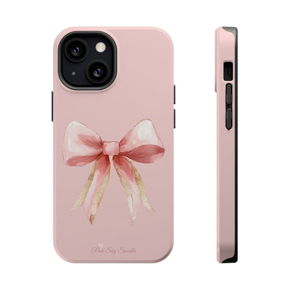 Blush & Gold Coquette Magnetic iPhone Case