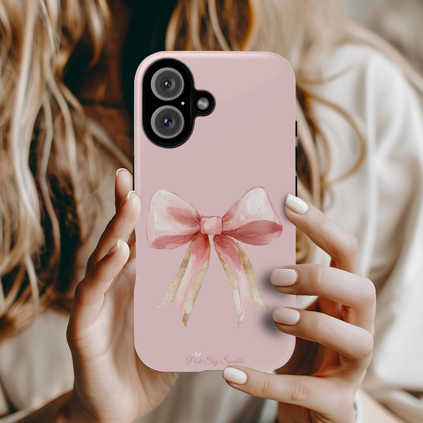 Blush & Gold Coquette Magnetic iPhone Case